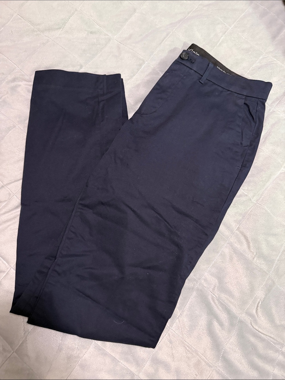 Calvin Klein Men's Navy Chino Pants